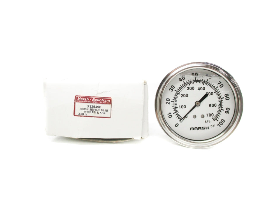 MARSH X32549P 0-100PSI NSMP
