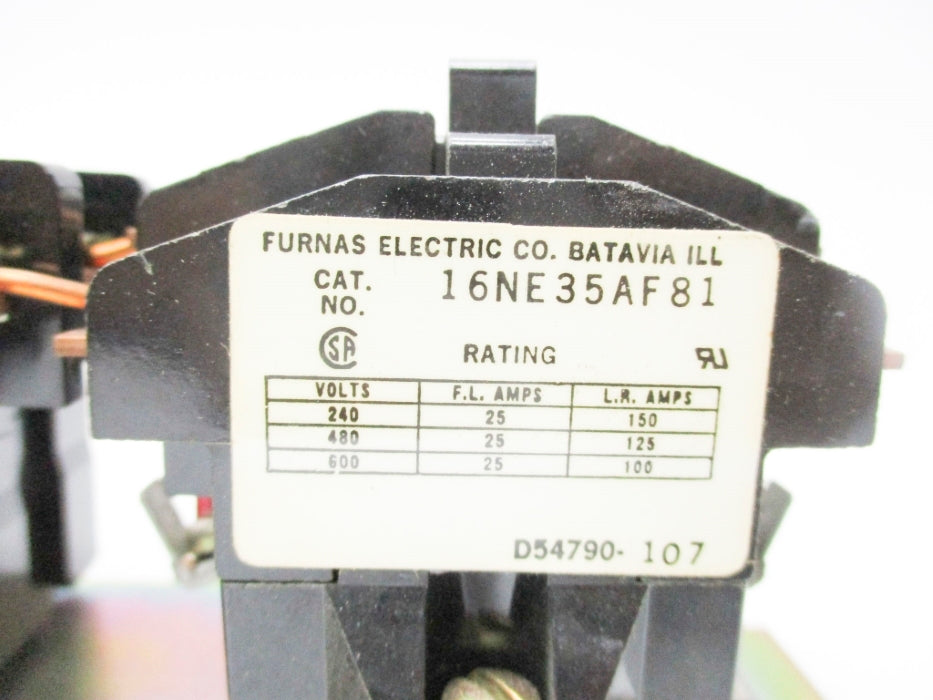 FURNAS ELECTRIC 16NE35AF81 240V 150A NSNP