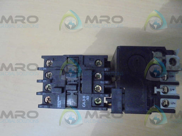 SPRECHER+SCHUH  CA3-9C MOTOR STARTER WITH O/L RELAY  UNMP