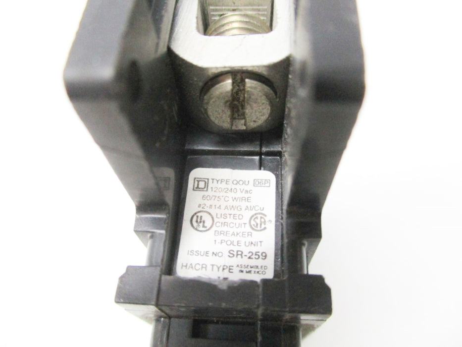 SQUARE D QOU115 120/240V 15A UNMP