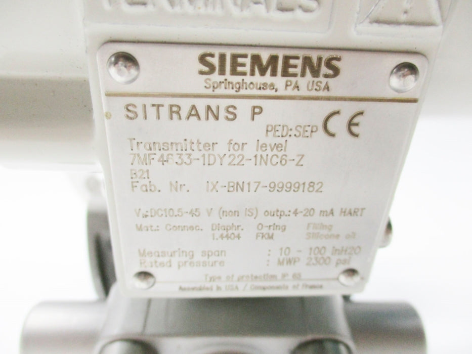 SIEMENS 7MF4633-1DY22-1NC6-Z UNMP
