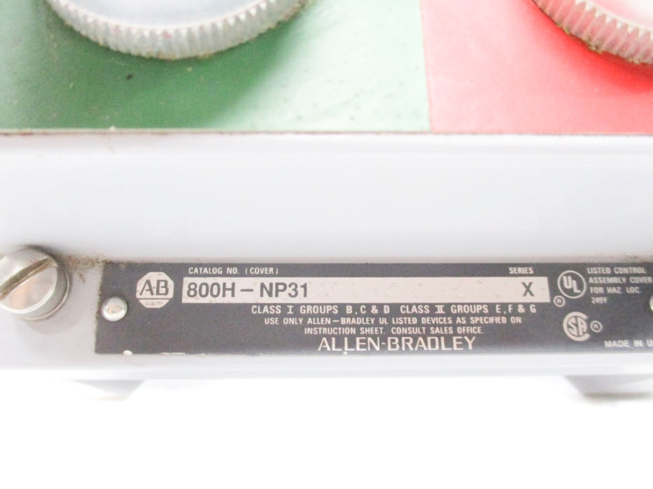 ALLEN BRADLEY 800H-2HA7P SER. X NSNP