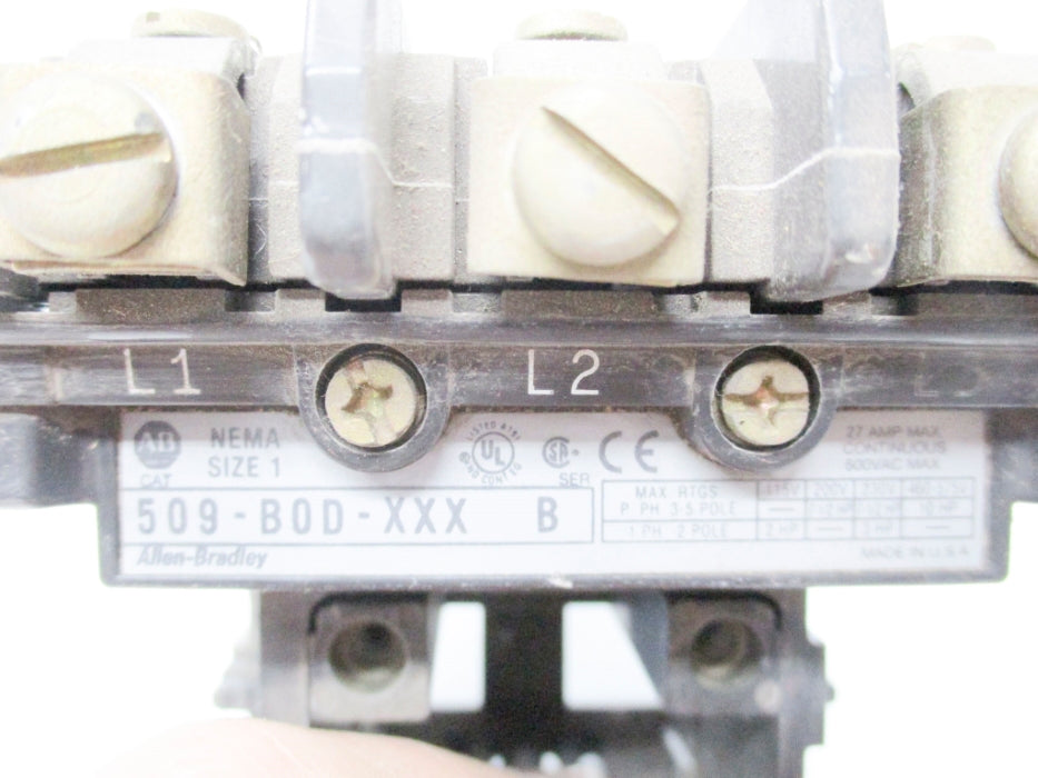 INDUSTRIAL SPARE PART 509-BOD-XXX SER. B (AS PICTURED) UNMP