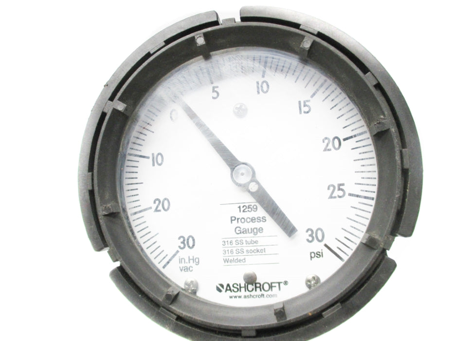 ASHCROFT 1259 316SS 30-0-30PSI UNMP