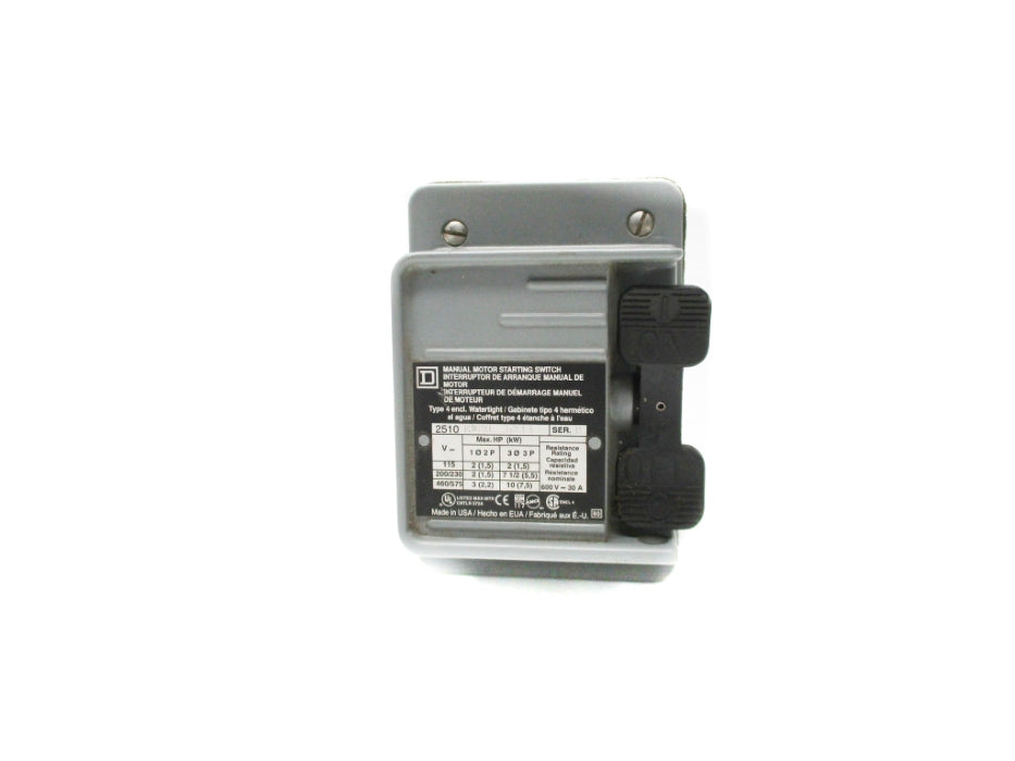 SQUARE D 2510KW2H0313 SER. B NSNP