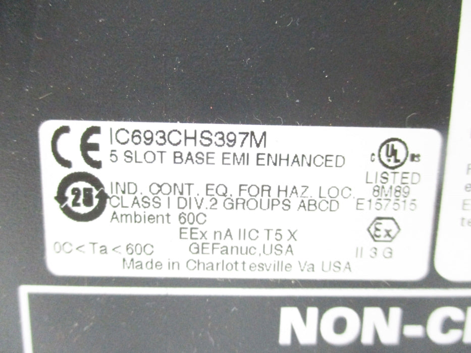GE FANUC IC693CHS397M UNMP