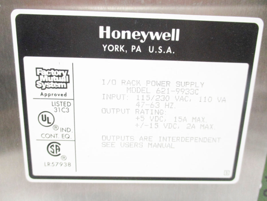 HONEYWELL 621-9933C UNMP