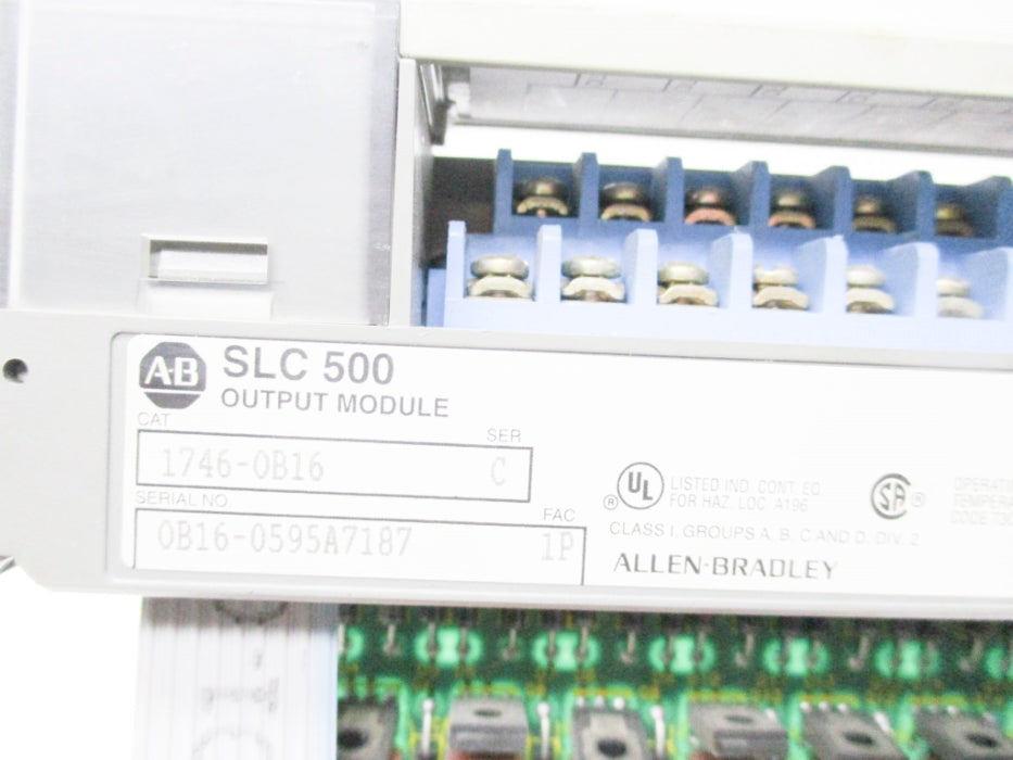 ALLEN BRADLEY  1746-OB16 SER. C 10-50VDC 0.25A  UNMP