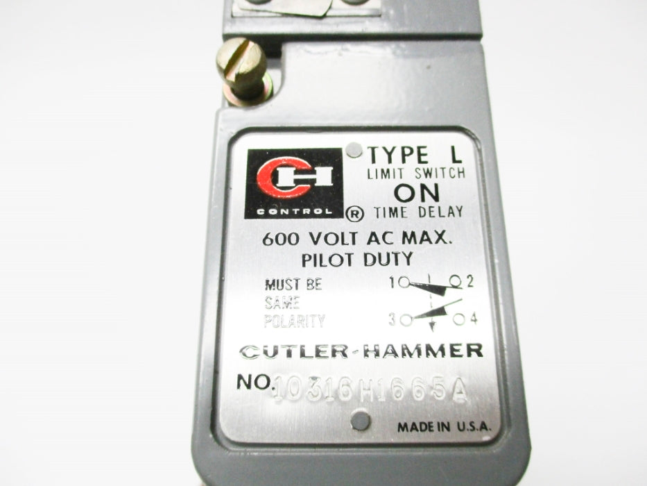 CUTLER HAMMER 10316H1665A 600VAC NSNP