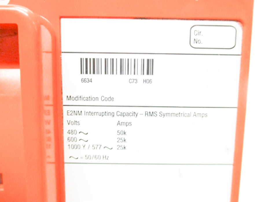EATON E2NM3800WU66 W/1484D75G0 800A 1000VAC NSNP