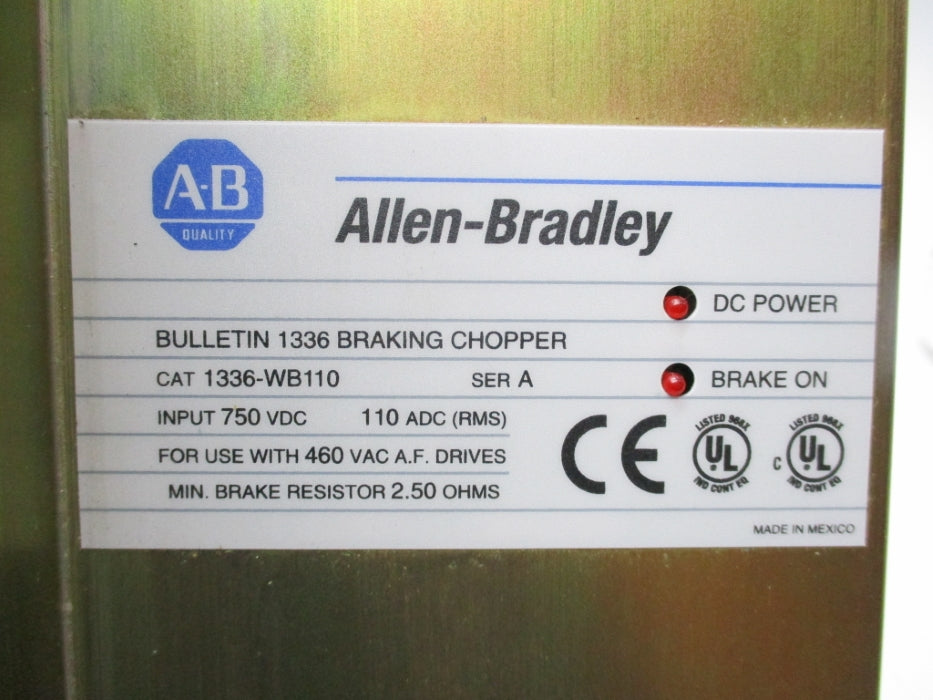 ALLEN BRADLEY 1336-WB110 SER. A NSNP