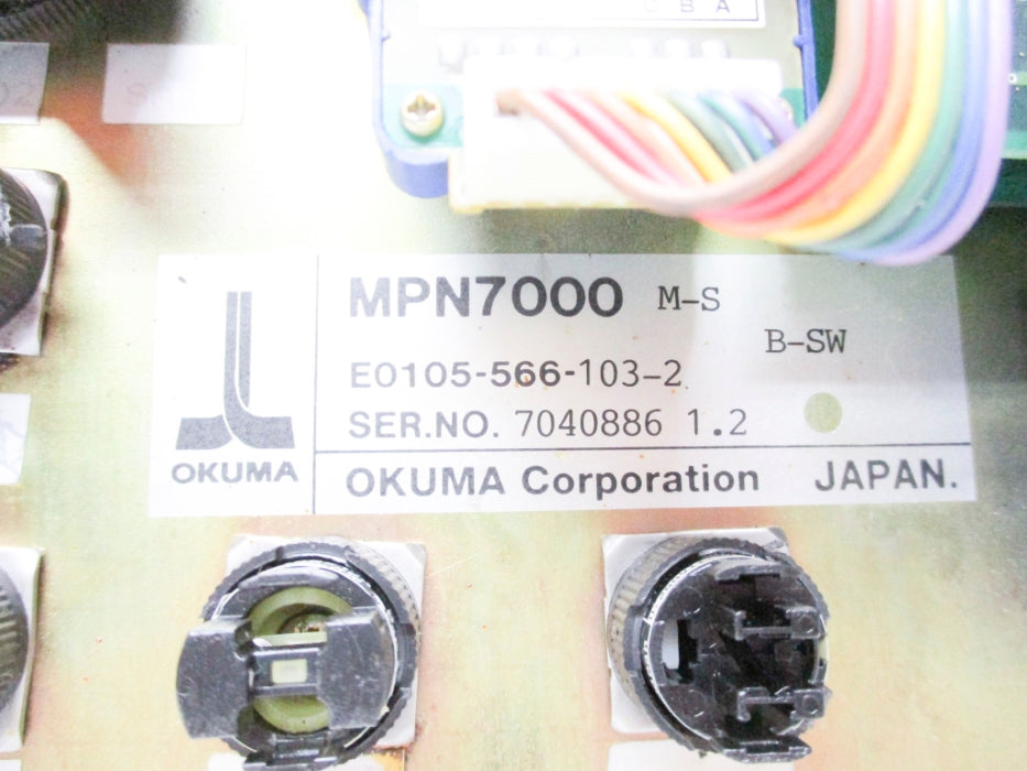OKUMA E0105-566-103-2 (AS PICTURED) UNMP
