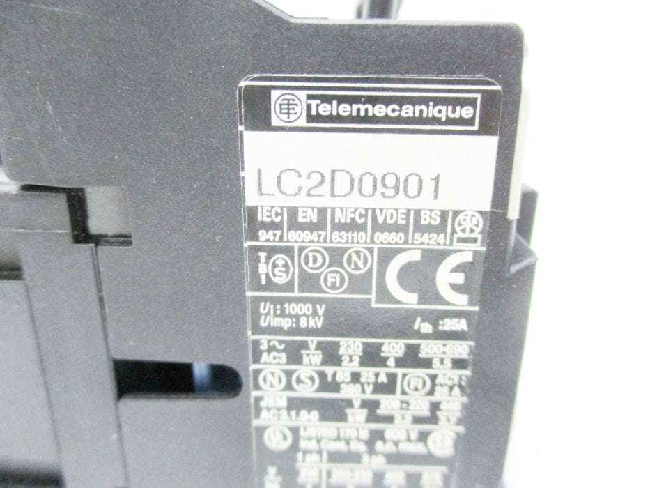 TELEMECANIQUE LC2D0901M6 220V NSNP