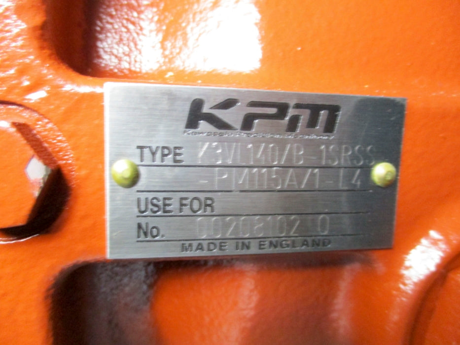 KAWASAKI PUMP K3VL140/B-1SRSS-PM115A/1-L4 NSMP