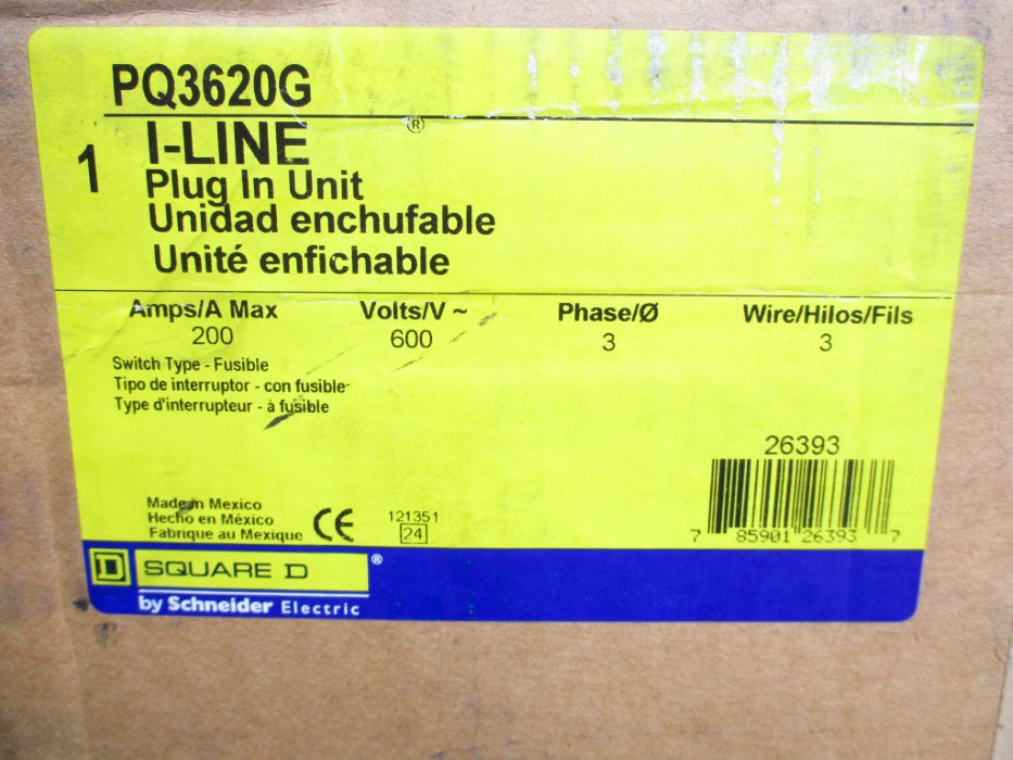 SQUARE D PQ3620G NSMP
