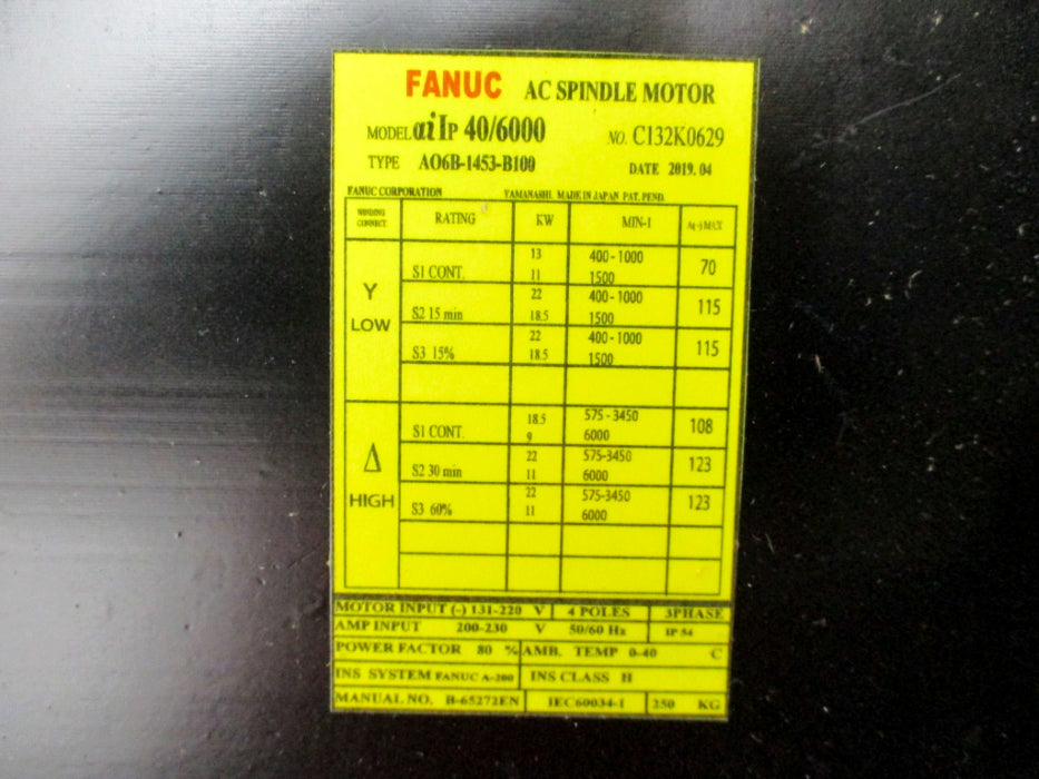 FANUC A06B-1453-B100 131-220V NSNP