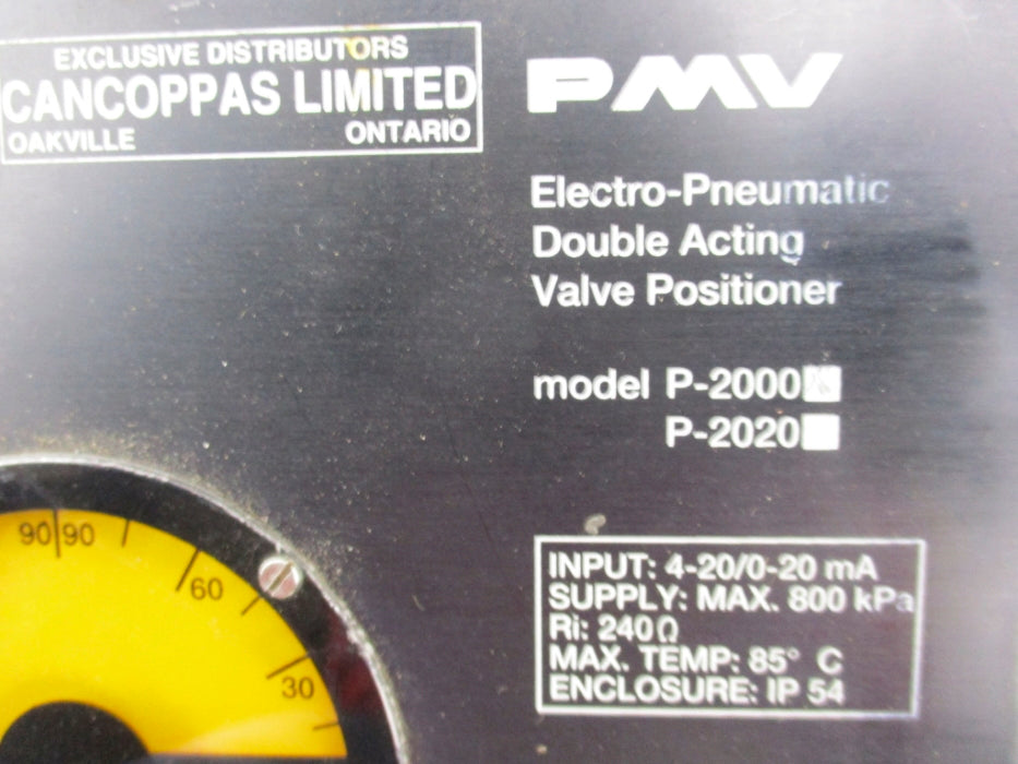 EL-O-MATIC ACTUATOR WITH PMV P-2000 NSNP