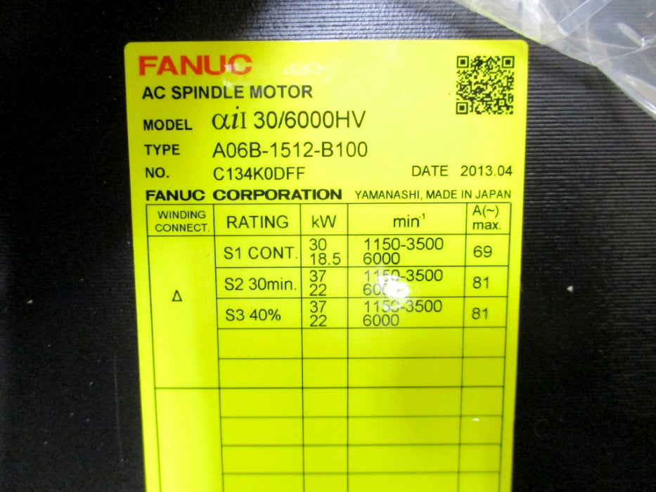 FANUC A06B-1512-B100 NSMP