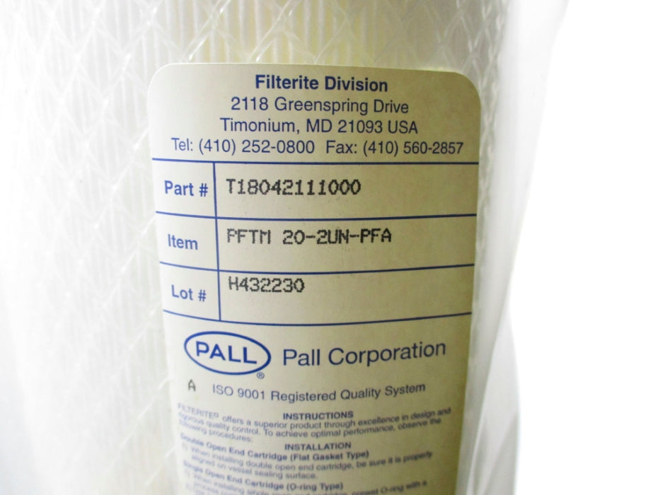 PALL PFTM20-2UN-PFA NSMP