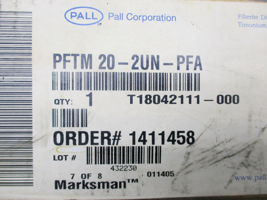 PALL PFTM20-2UN-PFA NSMP
