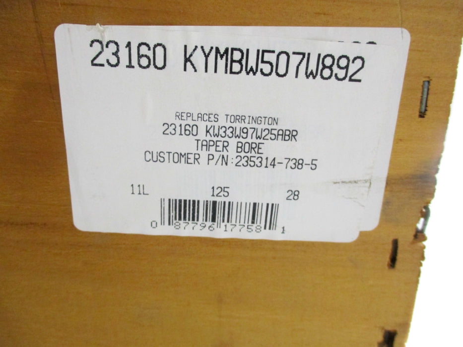 TIMKEN 23160 KYMBW507W892 NSMP