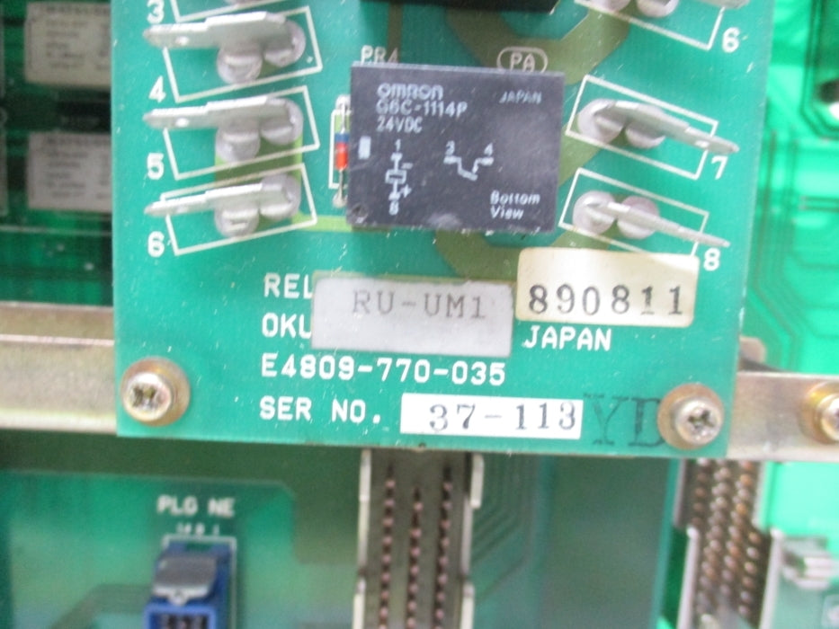 OKUMA E4809-770-032-3 (AS PICTURED) UNMP