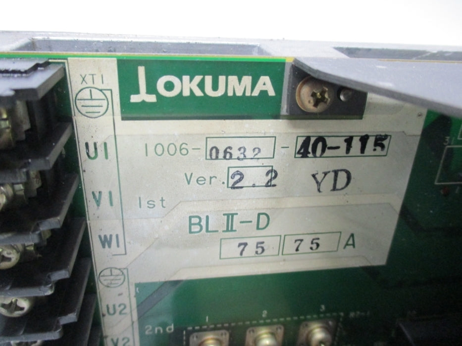 OKUMA I006-0632-40-115 (AS PICTURED) UNMP