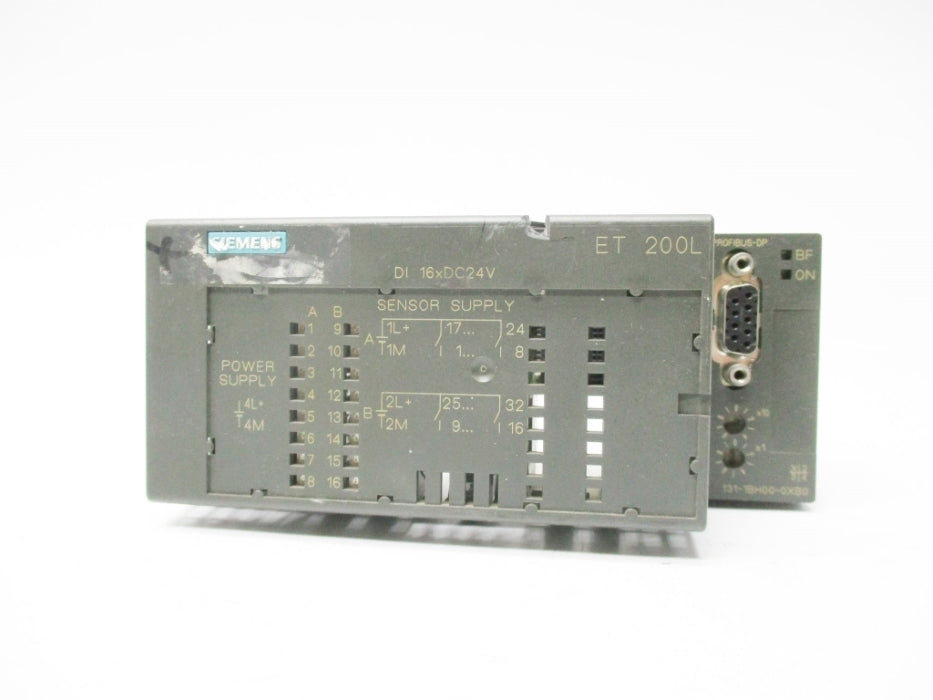 SIEMENS 6ES7131-1BH00-0XB0 (AS PICTURED) UNMP