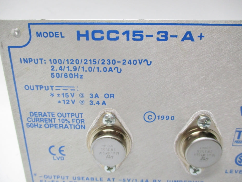 CONDOR HCC15-3-A+ 230-240V 1.0A NSMP