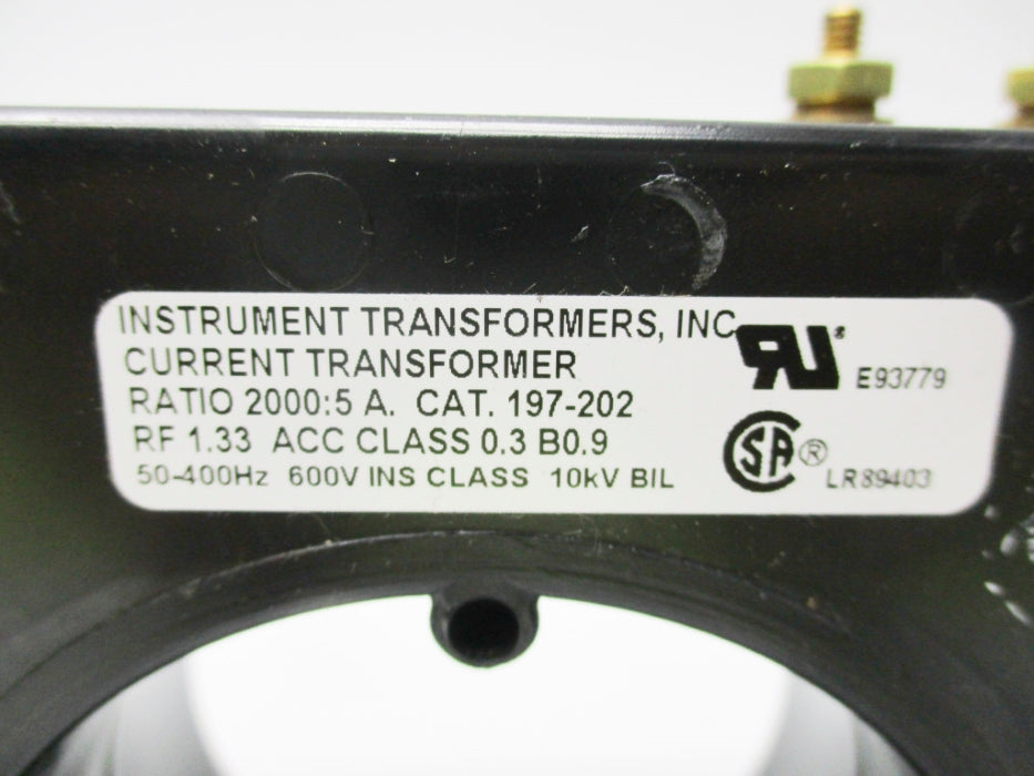 INSRUMENT TRANSFORMERS 197-202 NSNP