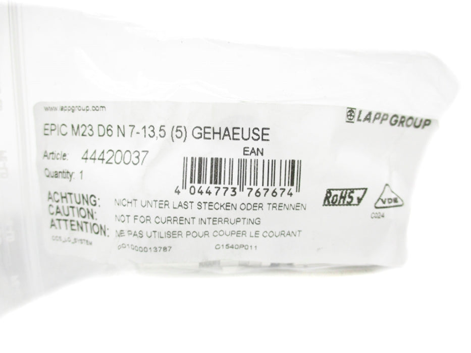 LAPP GROUP M23D6N7-13 NSMP