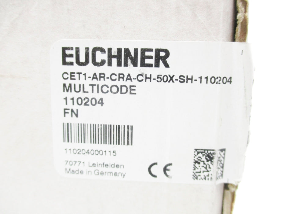 EUCHNER CET1-AR-CRA-CH-50X-SH-110204 NSMP