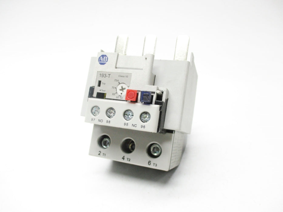 ALLEN BRADLEY 193-T1DC75 SER. A 58-75A (BR/WH) NSMP