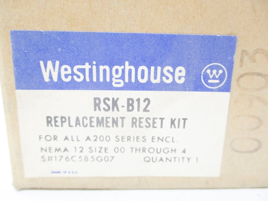 WESTINGHOUSE RSK-B12 NSMP