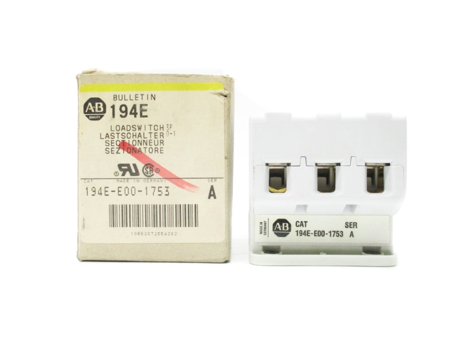 ALLEN BRADLEY 194E-E00-1753 SER. A (AS PICTURED) (BR/YL) NSMP