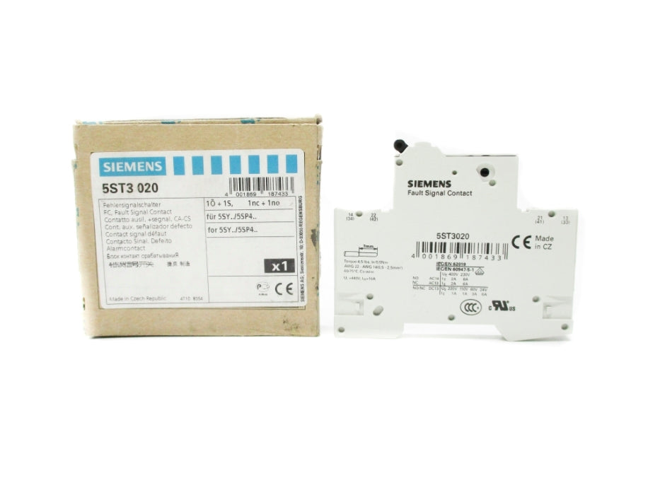 SIEMENS 5ST3020 440V 16A NSMP