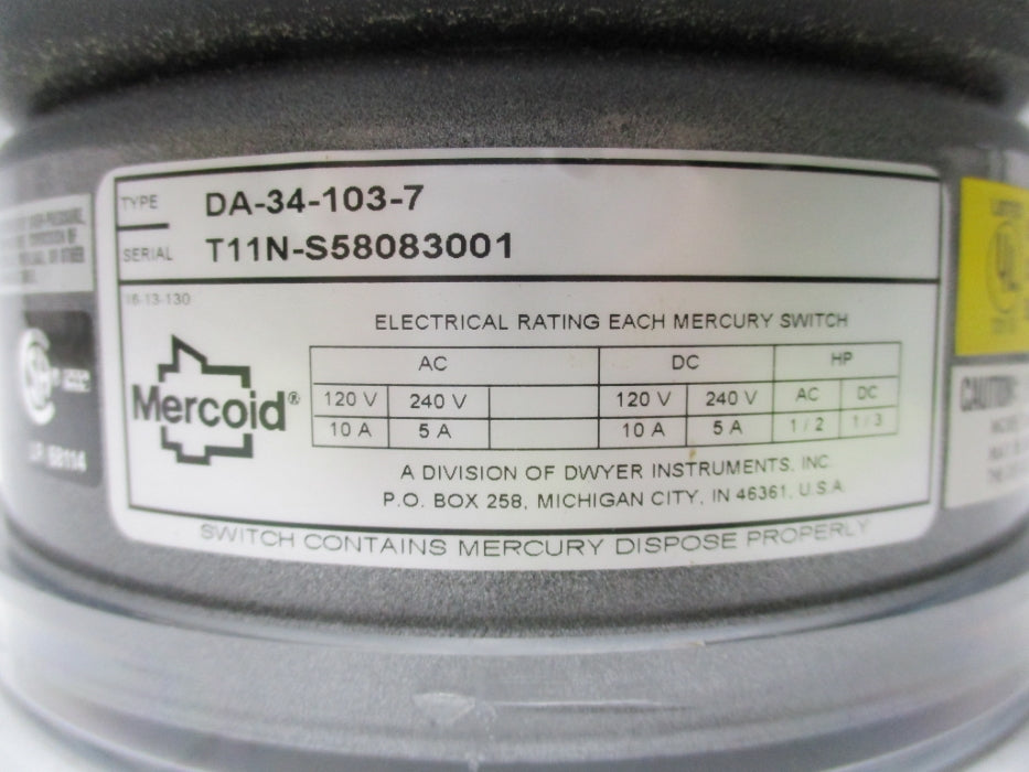 MERCOID DA-34-103-7 UNMP