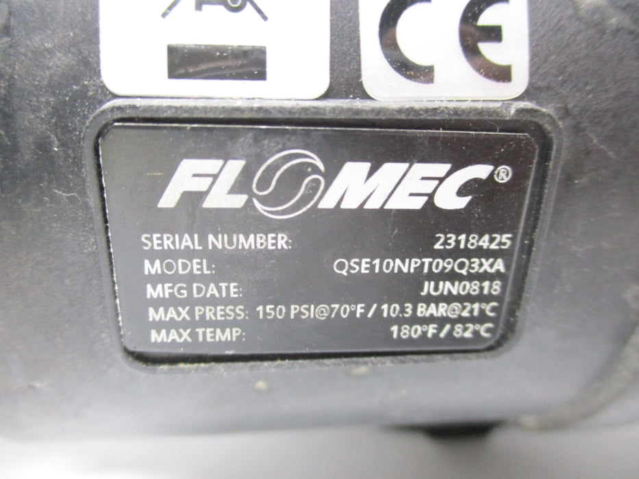 FLOMEC QSE10NPT09Q3XA 150PSI UNMP
