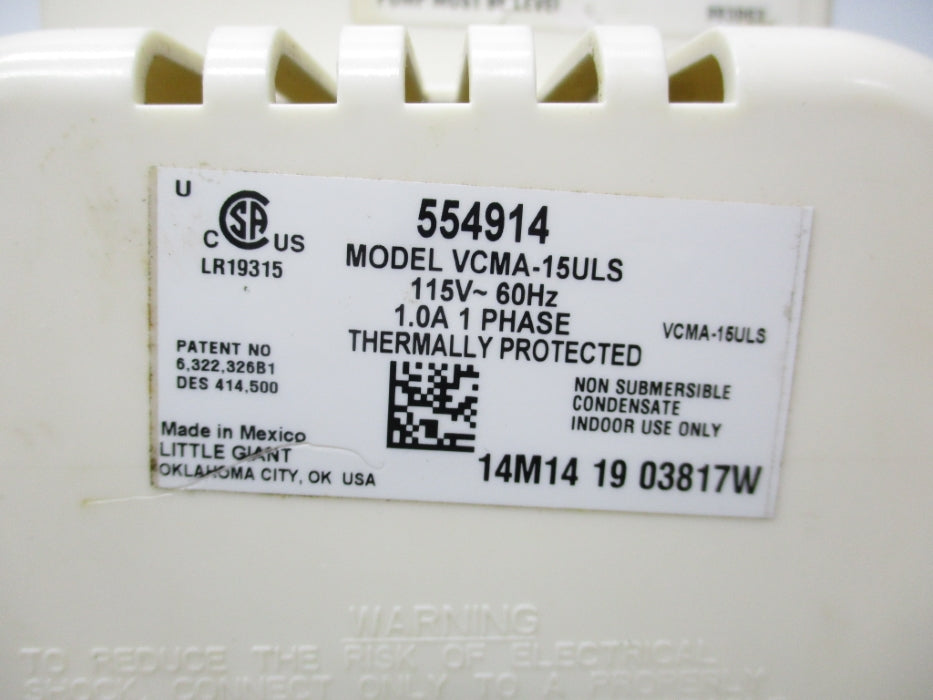 LITTLE GIANT VCMA-15ULS-554914 UNMP