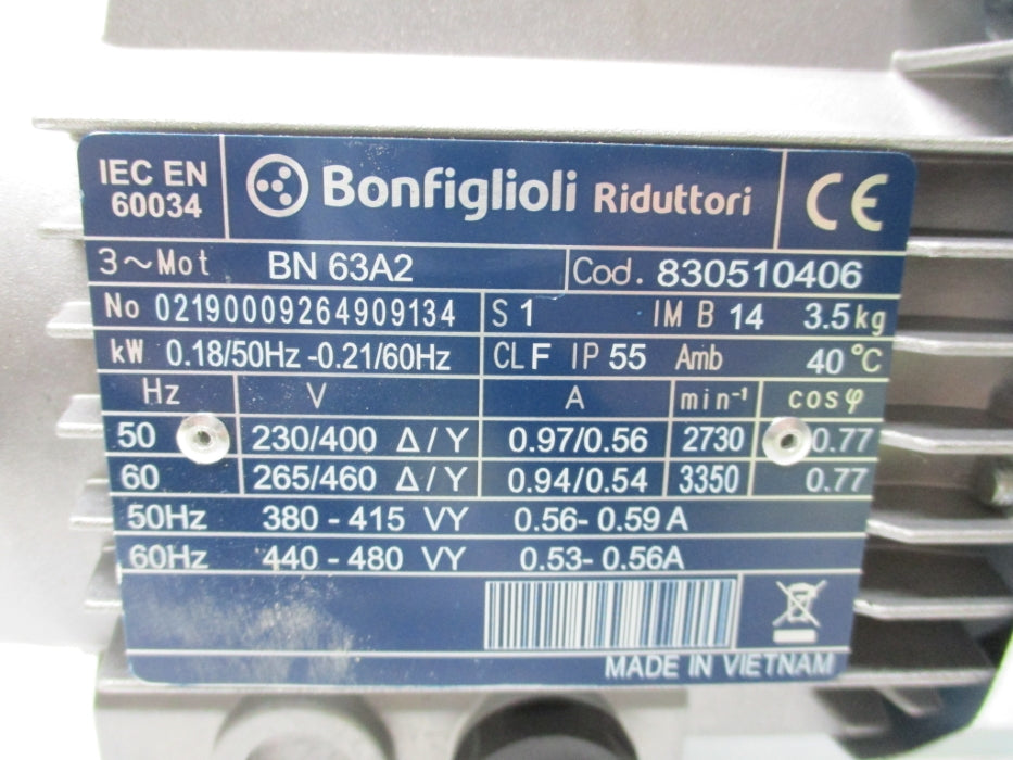 BONFIGLIOLI BN63A2 NSNP