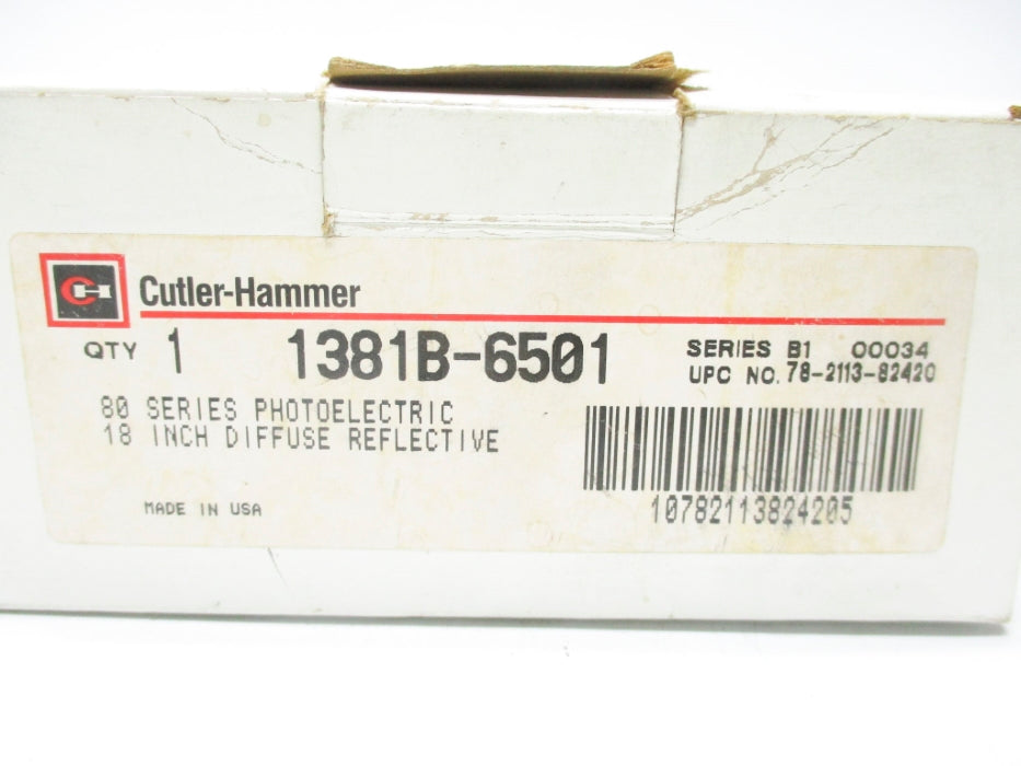 CUTLER HAMMER 1381B-6501 SER. B1 NSMP