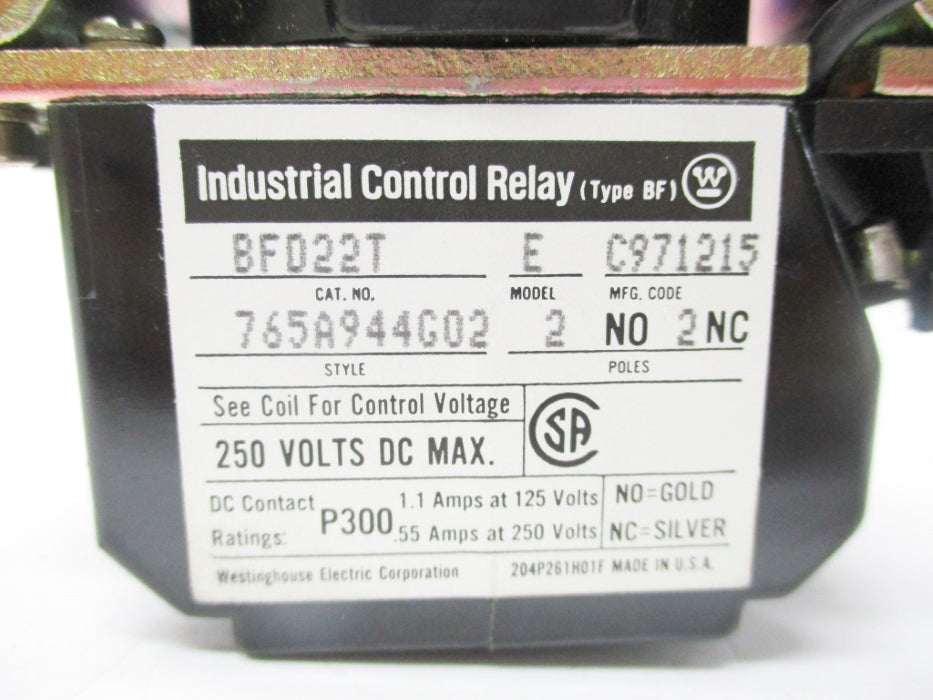 CUTLER HAMMER BFD22T 250V NSMP
