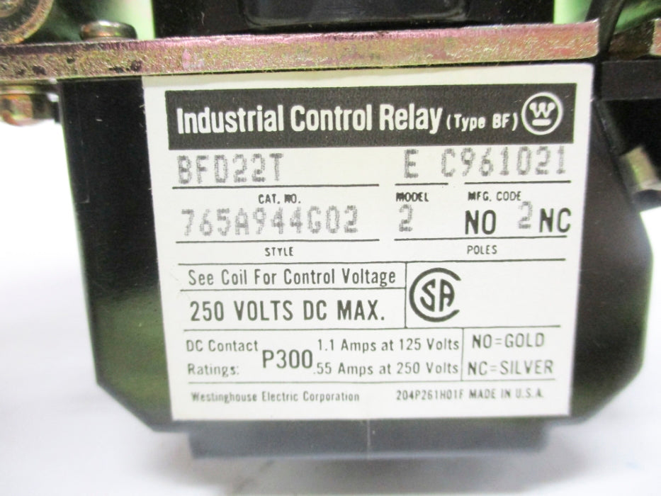 WESTINGHOUSE BFD22T 250V NSMP