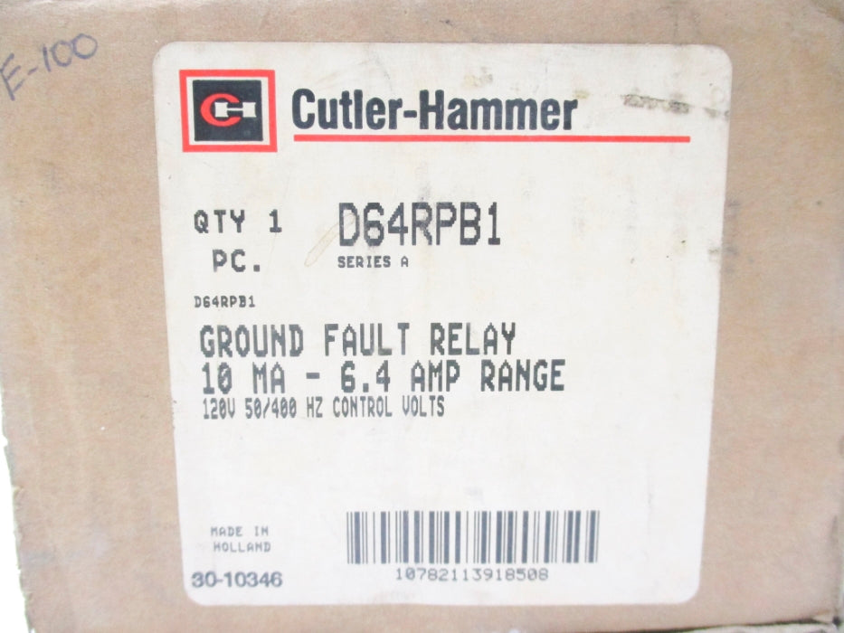 CUTLER HAMMER D64RPB1 SER. A 120V NSMP