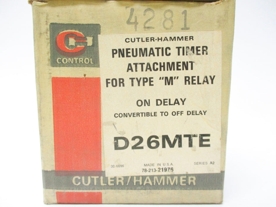 CUTLER HAMMER D26MTE SER. A2 NSMP