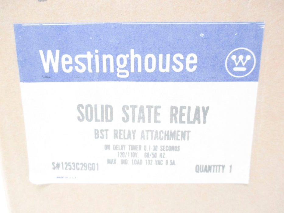 WESTINGHOUSE BST-ON 1253C29G01 120V .1-30SEC NSMP
