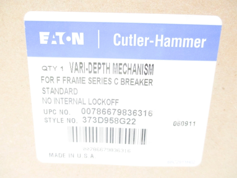 CUTLER HAMMER 373D958G22 SER. C NSMP