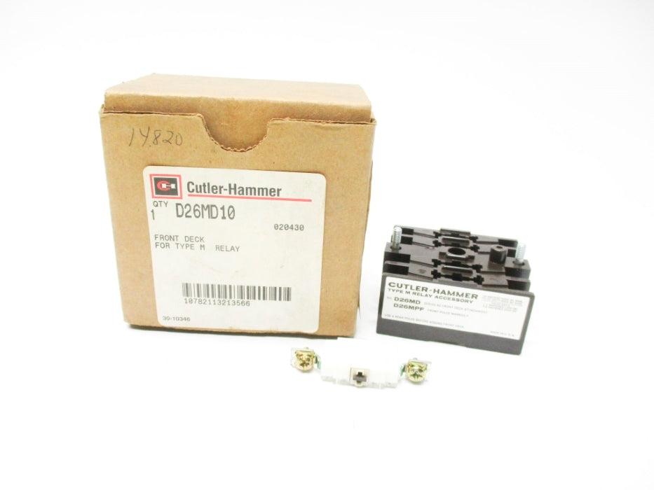 CUTLER HAMMER D26MD10 10A 600V NSMP