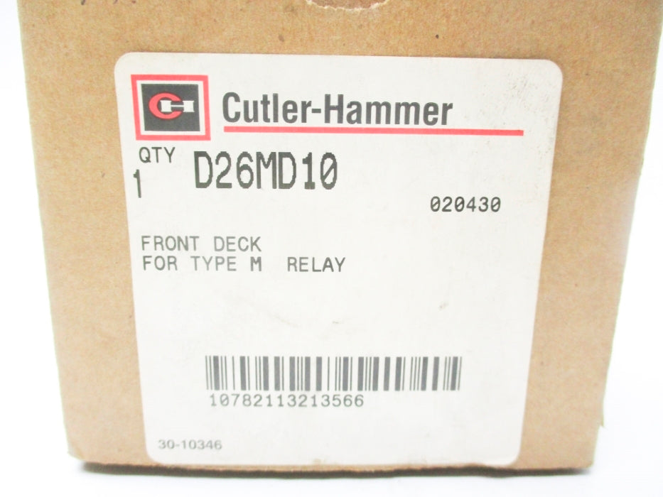CUTLER HAMMER D26MD10 10A 600V NSMP