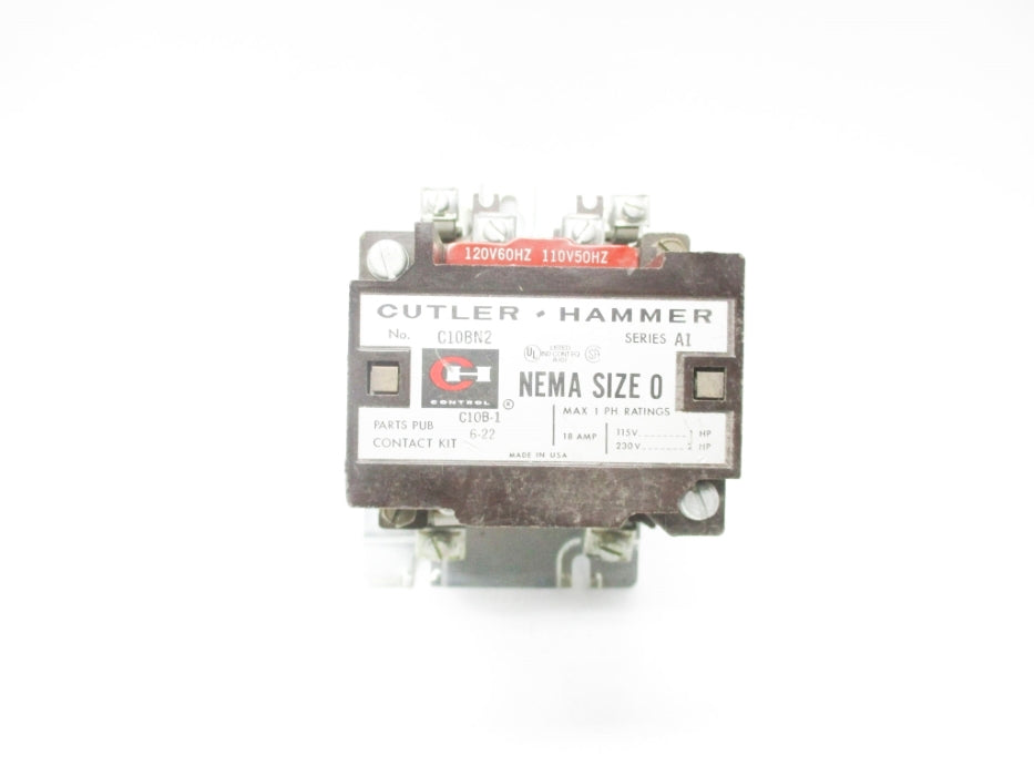 CUTLER HAMMER C10BN2 SER. A1 120V UNMP